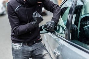 Theft from Auto Suspect - Stock Image